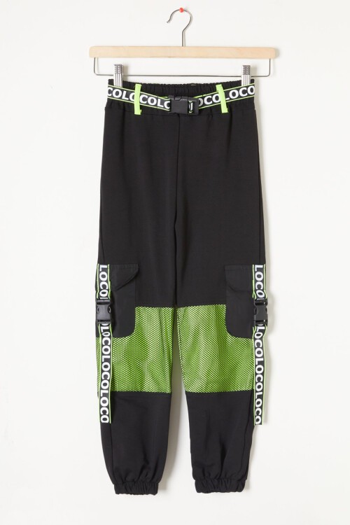 Kız Çocuk Kargo Cepli Pantolon 16058