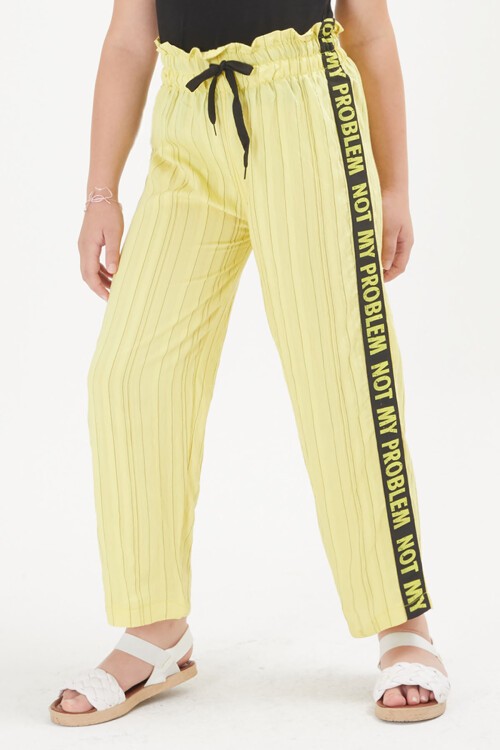 Kız Çocuk Sarı Pantolon 16059