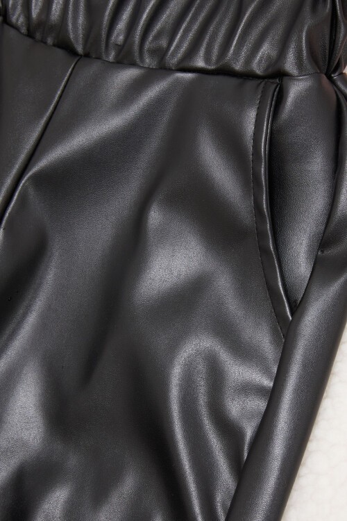 Kız Çocuk Siyah Tüllü Bluz Pantolonlu Takım 15038