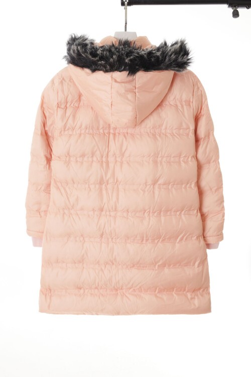 Kız Çocuk Somon Şişme Mont 15572