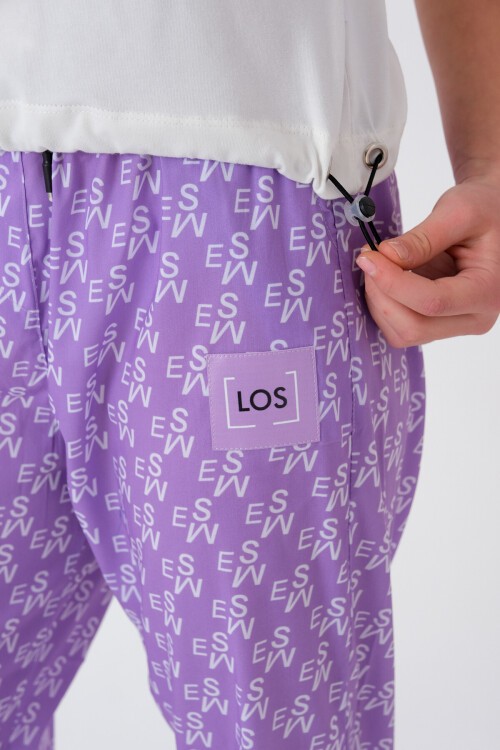 Kız Çocuk Yazı Baskılı Yazlık Takım 8-14 Yaş 13843