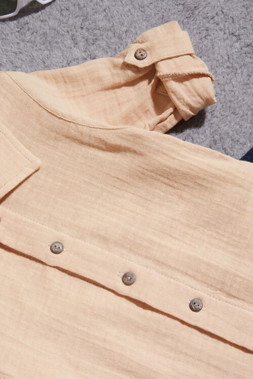 Krem Gömlekli Erkek Çocuk Takım Elbise 15435