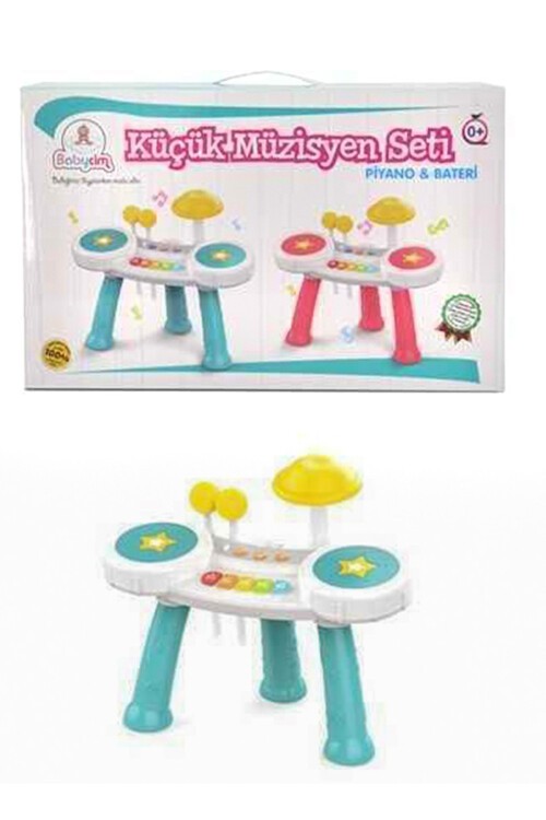 Küçük Müzisyen Seti Piyano ve Bateri 16067