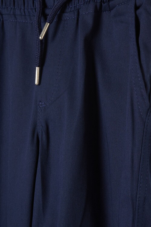 Lacivert Kargo Cepli Beli Lastikli Erkek ÇocukPantolon 16205