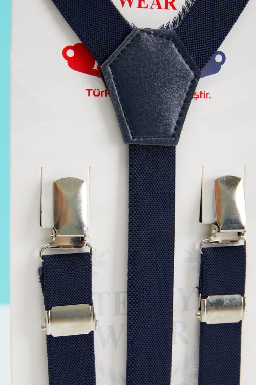 Lacivert Pantolon Askısı Çocuk 15614