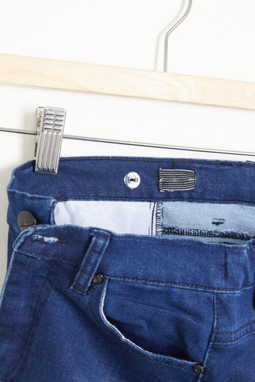 Mavi Kız Çocuk Jean Etek 15531