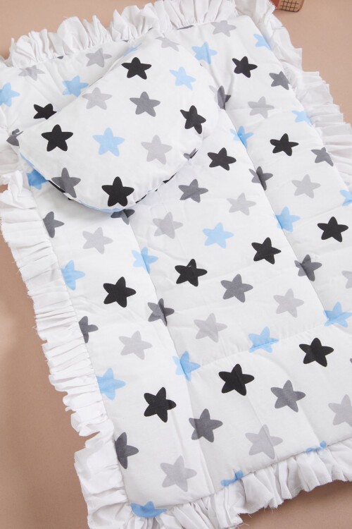 Mavi Yıldızlı Yastıklı Erkek Bebek Alt Açma 16101