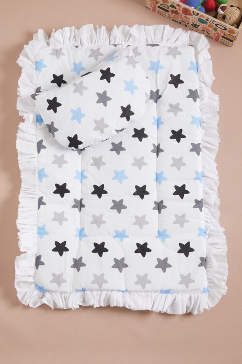 Mavi Yıldızlı Yastıklı Erkek Bebek Alt Açma 16101