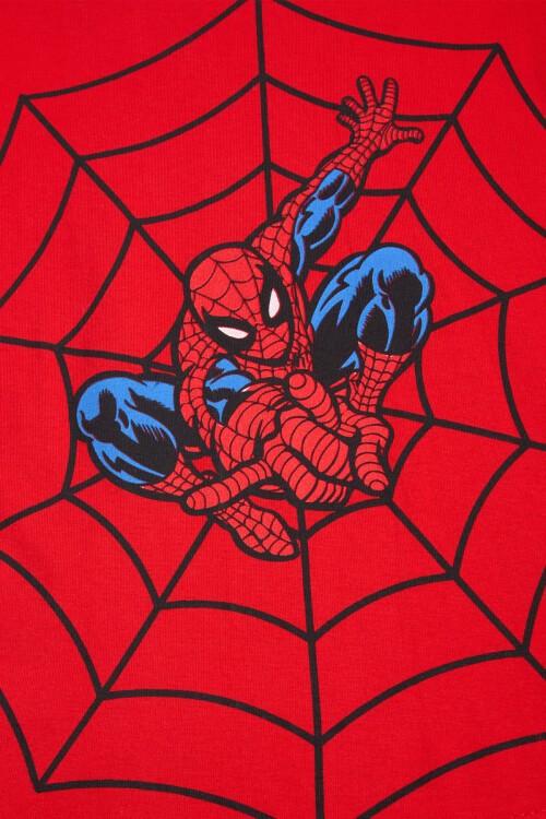 Örümcek Adam Baskılı Erkek Çocuk Tişört 15565