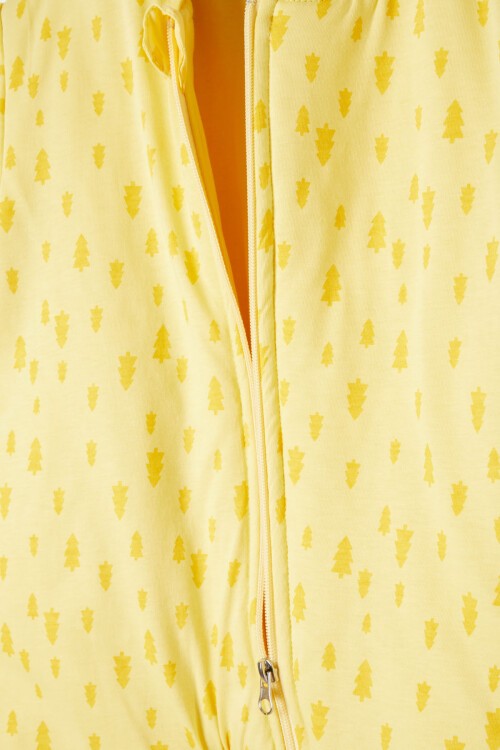 Sarı Çam Ağacı Desenli Erkek Çocuk Uyku Tulumu 16357