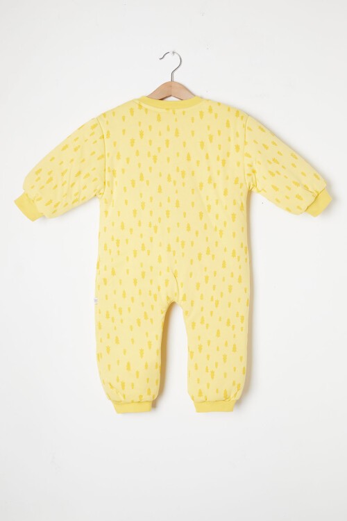 Sarı Çam Ağacı Desenli Erkek Çocuk Uyku Tulumu 16357