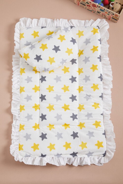 Sarı Yıldızlı Yastıklı Bebek Alt Açma 16098