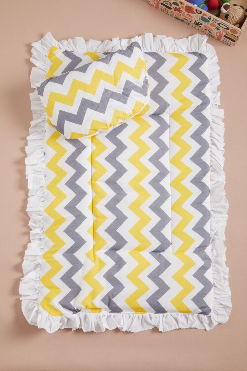 Sarı Yıldızlı Yastıklı Bebek Alt Açma 16098