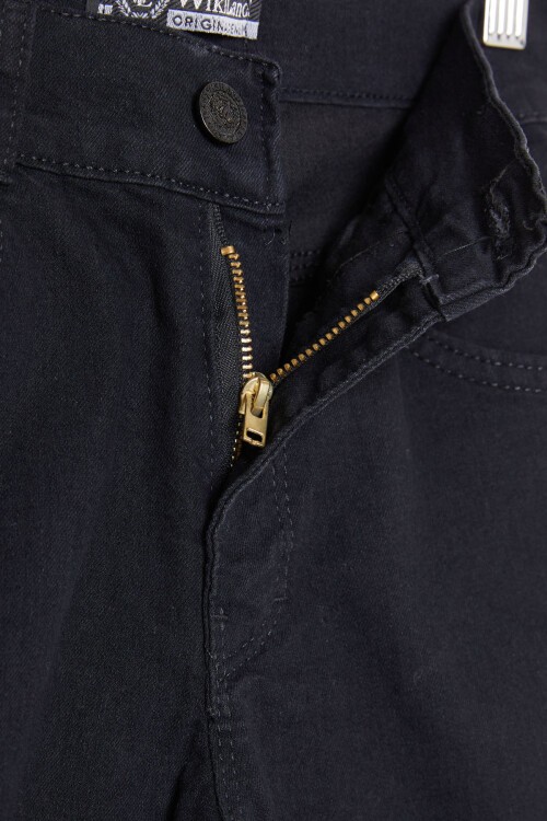 Siyah Erkek Basic Dar Paça Jean Pantolon 12-17 Yaş 16224