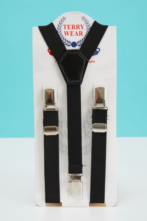 Siyah Pantolon Askısı Çocuk 15615