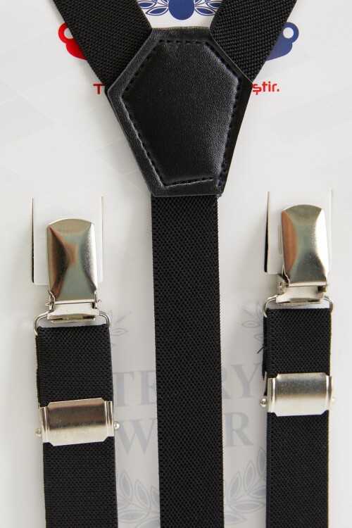 Siyah Pantolon Askısı Çocuk 15615