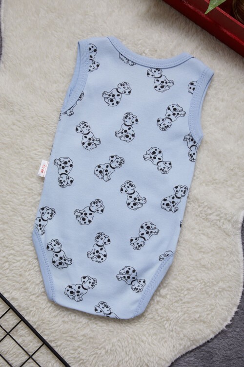 Unisex Köpek Baskı Bebek 0-36 Ay Body 15467