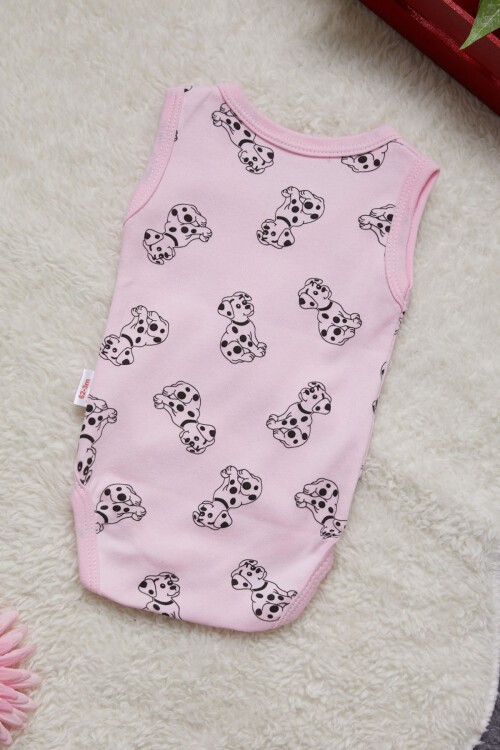 Unisex Köpek Baskı Bebek 0-36 Ay Body 15468