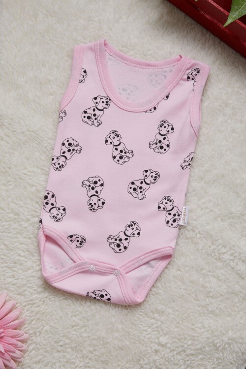 Unisex Köpek Baskı Bebek 0-36 Ay Body 15468
