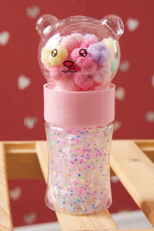 Ayıcık Kutulu Lastikli ve Peluş Toka Seti 17169