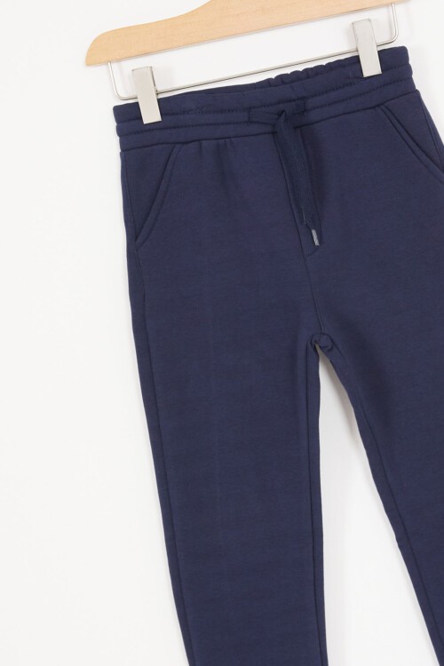 Bordo Just Baskılı Fermuarlı Yaka Erkek Çocuk Şardonlu Eşofman Takımı 16963