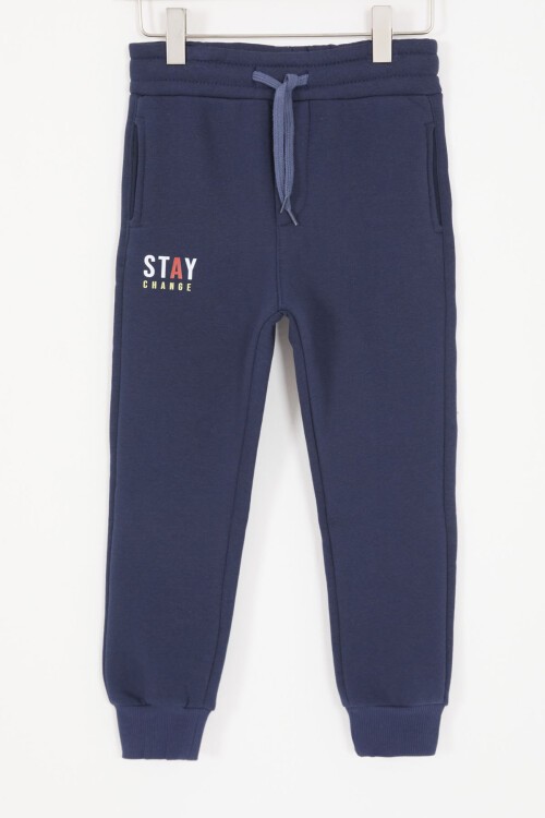 Bordo Kanguru Cepli Fermuar Yakalı Erkek Çocuk Şardonlu Eşofman Takımı 16968