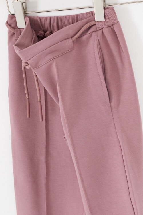 Çiçek Desenli Gülkurusu Kız Çocuk Takım 16684