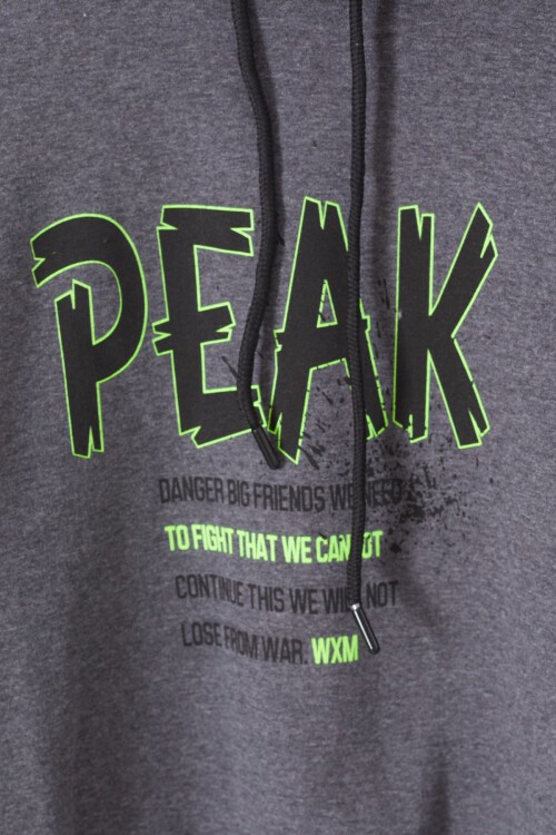 Erkek Çocuk İçi Polarlı Baskılı Sweatshirt 14152