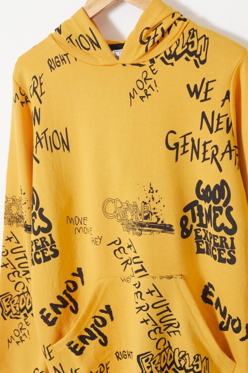 Erkek Çocuk Kapüşonlu Sweatshirt 14011