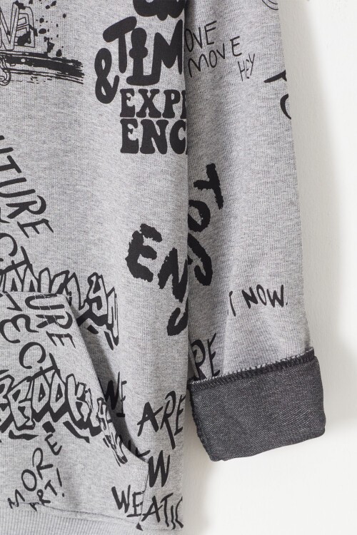 Erkek Çocuk Kapüşonlu Sweatshirt 14011