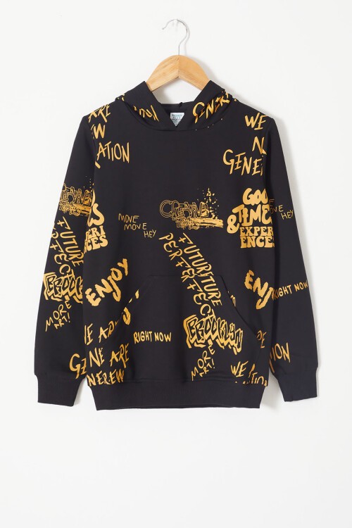 Erkek Çocuk Kapüşonlu Sweatshirt 14011