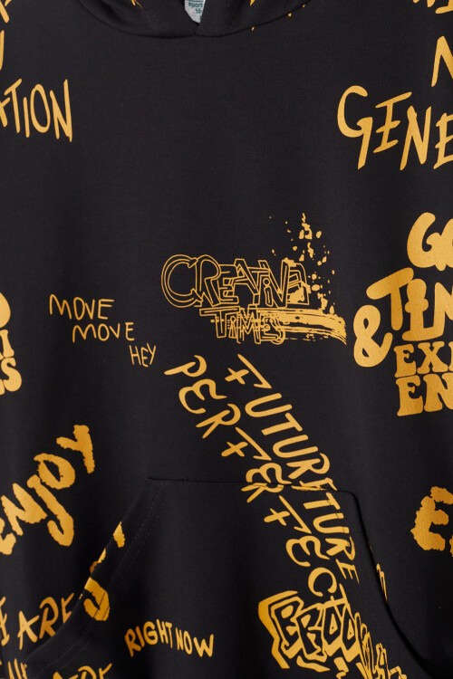 Erkek Çocuk Kapüşonlu Sweatshirt 14011