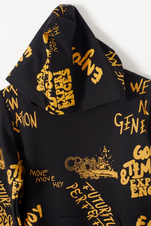 Erkek Çocuk Kapüşonlu Sweatshirt 14011