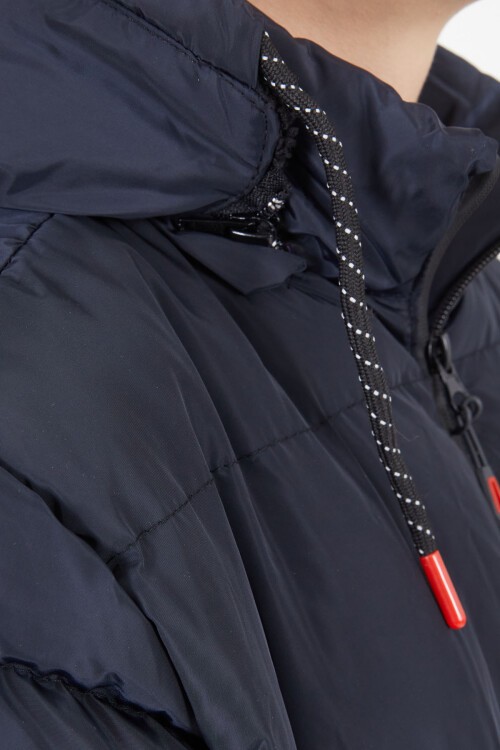 Erkek Çocuk Şişme Mont Düz Desen Lacivert 15674