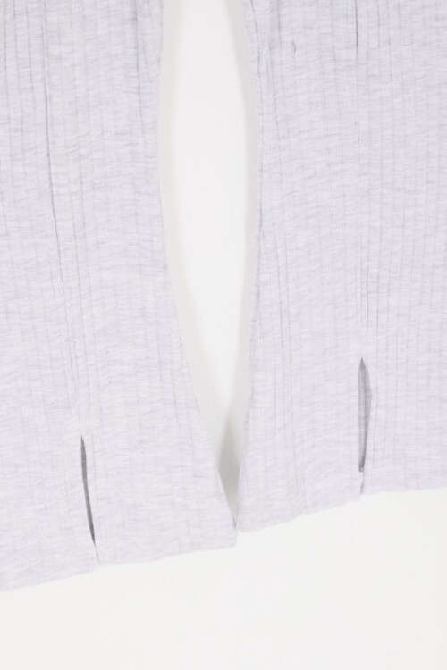 Gri Peluş Ayıcıklı Fırfırlı Kız Çocuk Takım 16954