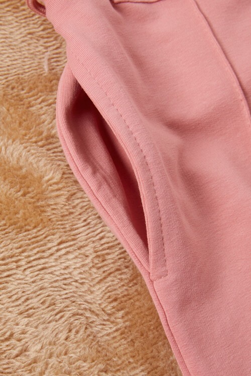 Gül Kurusu Adventure Yazılı Kız Eşofman Takımı 16691