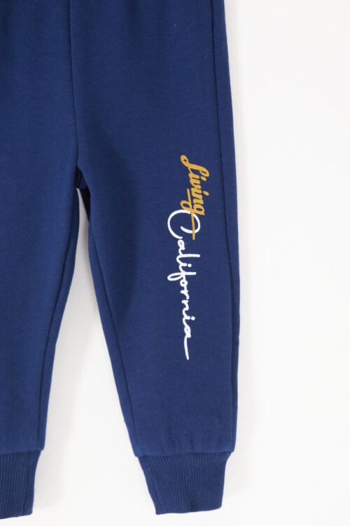 Hardal California Baskılı Şardonlu Erkek Bebek Eşofman Takımı 16831