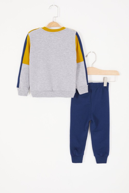 Hardal California Baskılı Şardonlu Erkek Bebek Eşofman Takımı 16831