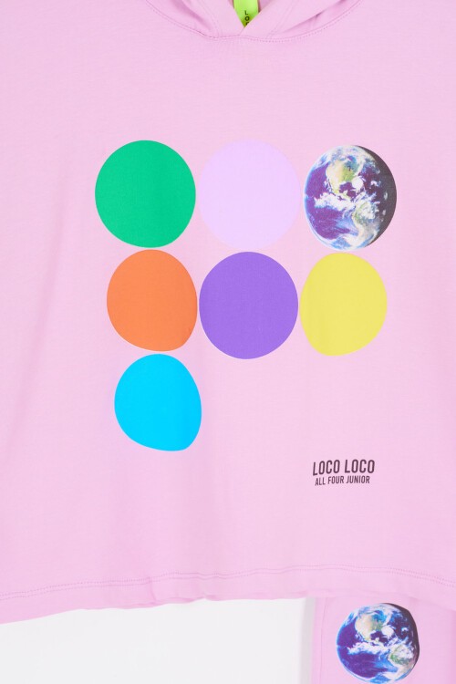 Kız Çocuk Dünya Baskılı Takım 16668