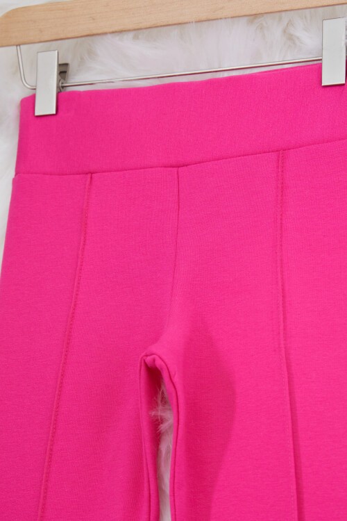 Kız Çocuk Pembe Çımalı Tayt 17254