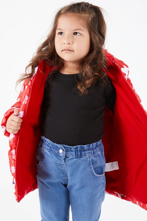 Kız Çocuk Sevimli Karakter Baskılı 15608