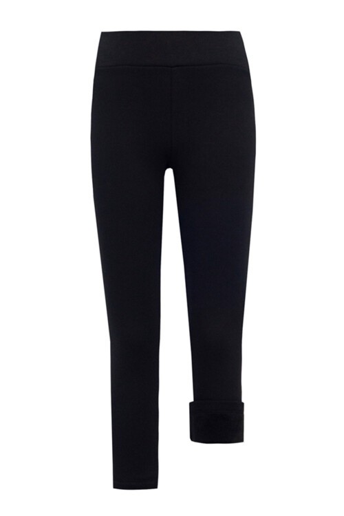 Kız Çocuk Siyah Termal Tayt 16664