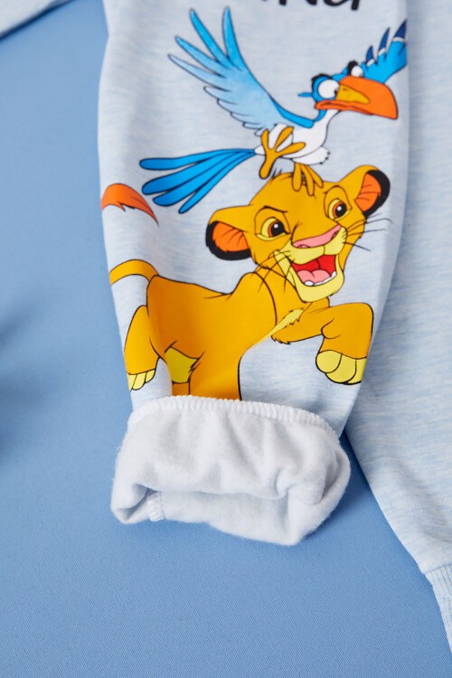 Mavi Aslan Kral Baskılı Erkek Çocuk Eşofman Takımı 17270