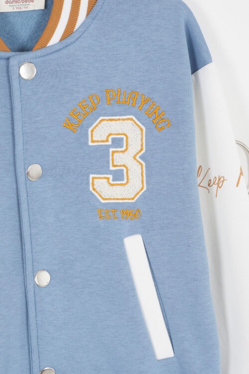 Mavi Champions Yazılı Kolej Ceketli Erkek Çocuk Takım 16726