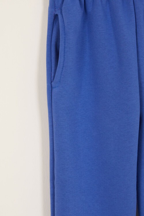 Mavi Erkek Çocuk Sevimli Ayıcık Temalı Şardonlu 3 İplik 2li Takım