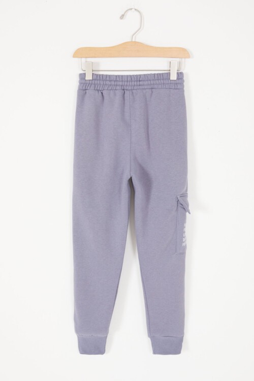 Mavi Komando Cepli Erkek Çocuk Şardonlu Eşofman Altı 17053