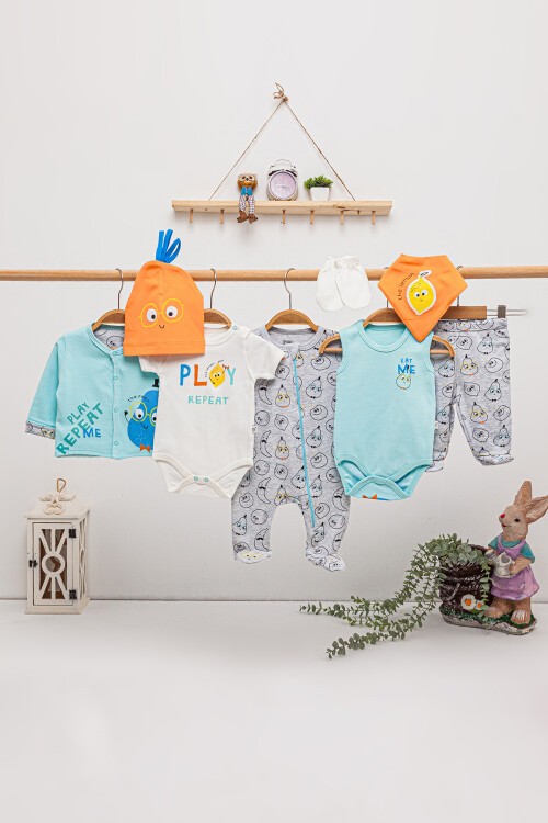 Neşeli Meyveler 8li Bebek Hastane Çıkışı Seti 16878