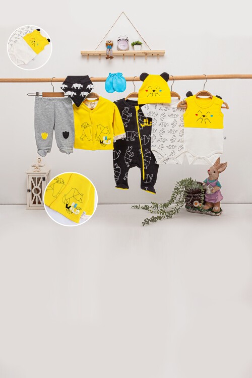 Origami Hayvan Desenli 8li Bebek Hastane Çıkışı Seti 16895