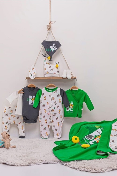 Orman Temalı 10lu Bebek Hastane Çıkışı Seti 17220