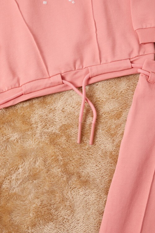 Pembe Adventure Yazılı Kız Eşofman Takımı 16690